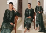 Royal Forest Emerald // Bin Hammeed Luxury Chiffon – RAY-1482 (Unstiched) - Image 3