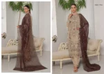 Champagne Gold Heritage // Bin Hammeed Luxury Chiffon – EKR-1506 (Unstiched)