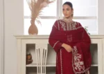 Crimson Empress // Bin Hammeed Luxury Chiffon – RAY-1489