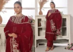 Crimson Empress // Bin Hammeed Luxury Chiffon – RAY-1489 - Image 3