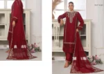 Crimson Empress // Bin Hammeed Luxury Chiffon – RAY-1489 - Image 2