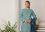 Seafoam Teal Radiance // Bin Hammeed Luxury Chiffon – EKR-1480 (Unstiched)