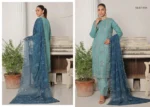 Seafoam Teal Radiance // Bin Hammeed Luxury Chiffon – EKR-1480 (Unstiched) - Image 2