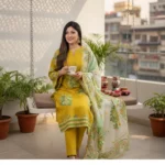 Royal Kota Cotton-রাজকীয় কোটা কটন পার্টি ড্রেস(Unstiched) - Image 2